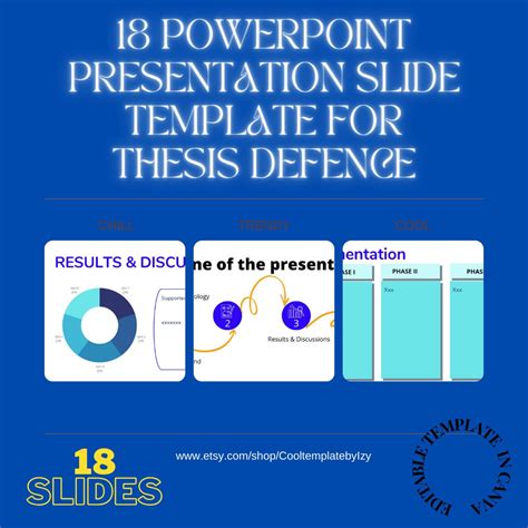 Thesis Defense Powerpoint Template Presentation Viva Proposal Final