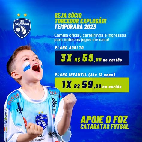 Foz Cataratas Futsal lança plano Sócio Torcedor para temporada 2023