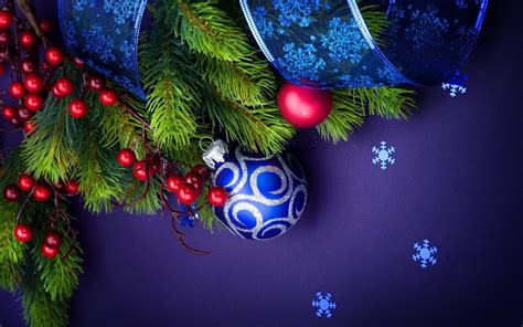 Merry Christmas Holiday Blue Background Wallpapers 1920x1200 769001