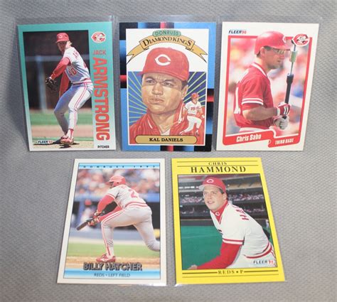 Cincinnati Reds Baseball Trading Cards Chris Sabo Kal Daniels