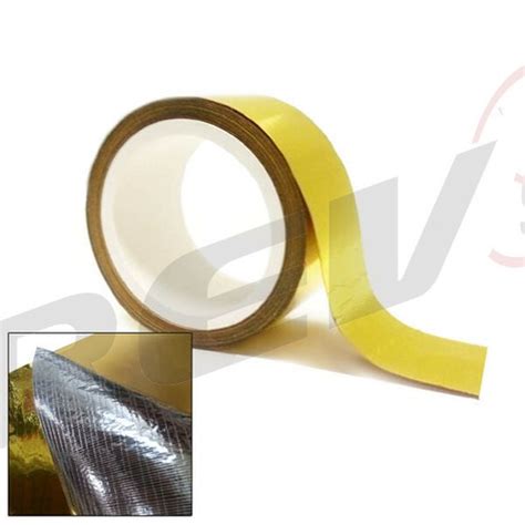 Rev9 Ac 027 Stick On Adhesive Reflective Gold Heat Barrier Tape Turbo