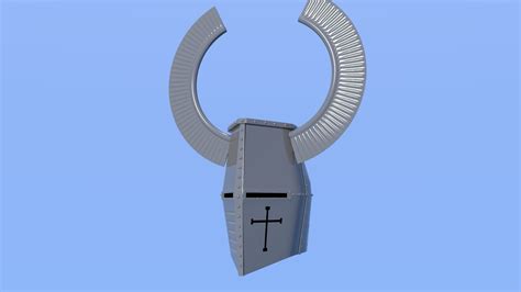 3D model Teutonic Knight Helmet VR / AR / low-poly | CGTrader