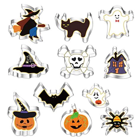 Daover Formine Biscotti Halloween Set 11 Pezzi Tagliabiscotti Di