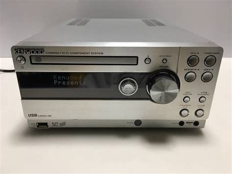 Yahoo Kenwood Compact Hi Fi Component System Rd Uda