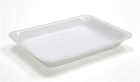 4p Polystyrene Foam Processor Tray Pactiv Evergreen