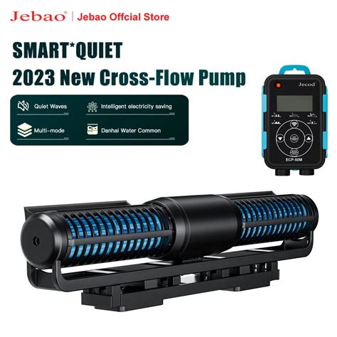 Jebao Jecod Pompe Eau Flux Crois Ecp Wifi Pour Aquarium Contr Leur Lcd