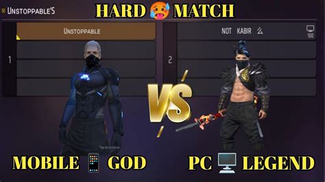 MOBILE PLAYER VS PC PLAYER1 VS 1 FIGHT NonstopGaming TheStylo