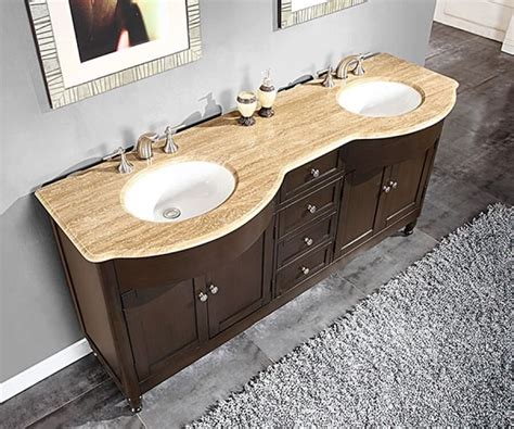 72 Inch Bathroom Vanity, Rustic Bathroom Vanities, Double Sink Bathroom ...