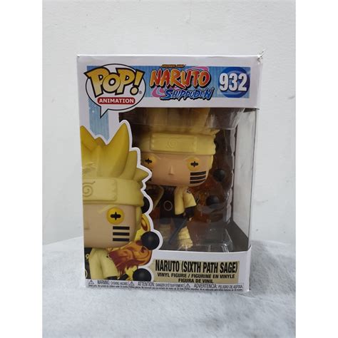 Funko Pop Naruto Sixth Path Sage Naruto Shippuden Caixa Meio