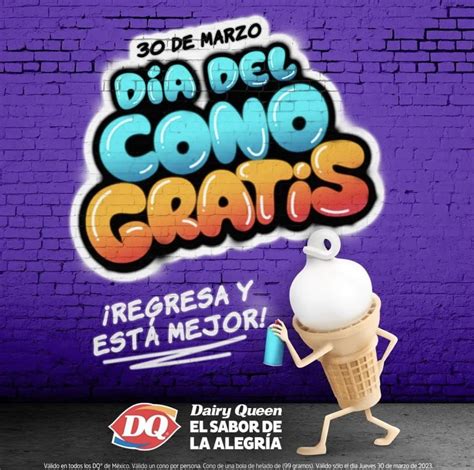 D A Del Cono Gratis Dairy Queen Cono De Helado Gratis S Lo Hoy