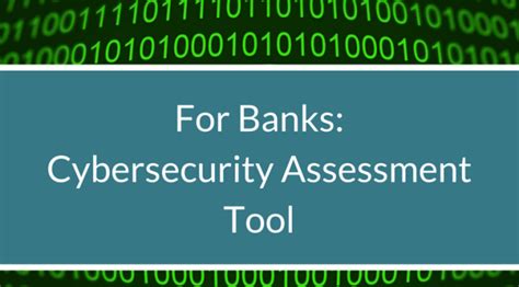 For Banks Cybersecurity Assessment Tool V27 Is Now Available