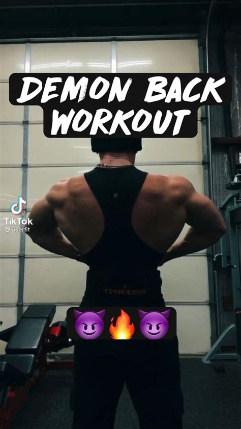 Full Demon Back Workout 😈😈 Video In 2023 Back Workout Workout