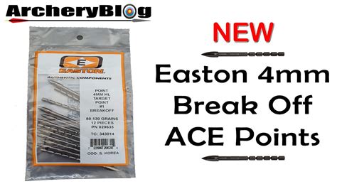 New Easton ACE 4mm Break Off Points Bye Bye Inserts And Screw In