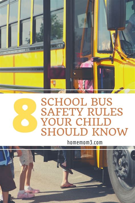 Bus Rules for Your Child's Safety