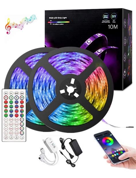 Tira Led Bluetooth M Tira De Luces Rgb Lonk Led Mercado Libre