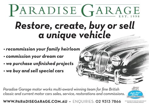 Paradise Garage Heritage - Paradise Garage - Service and Parts for Rolls Royce, Bentley, Jaguar ...