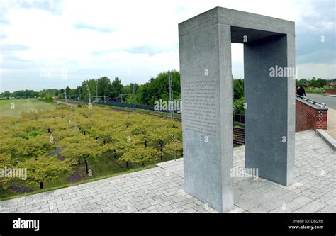 View of the memorial site of the ICE train accident in Eschede, Germany ...