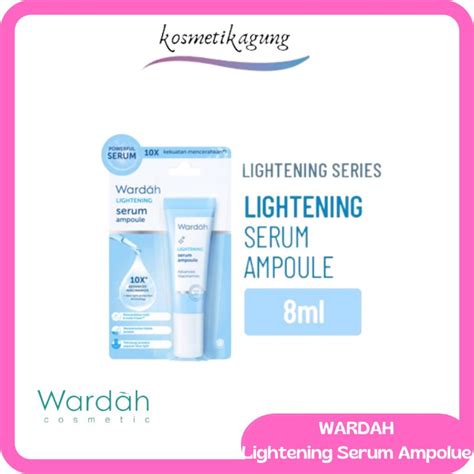 Jual WARDAH Lightening Serum Ampoule 8 Ml Shopee Indonesia