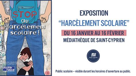 Exposition Stop Au Harcelement Scolaire Agenda Office De Tourisme