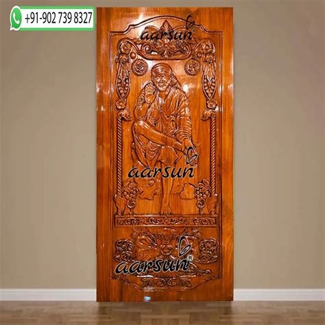 Wooden Pooja Room Door Design For Home At Rs 2200 Sq Ft In Saharanpur Id 24029276633