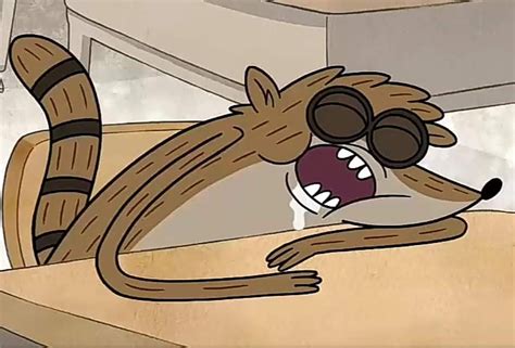 Rigby From Regular Show Sleeping