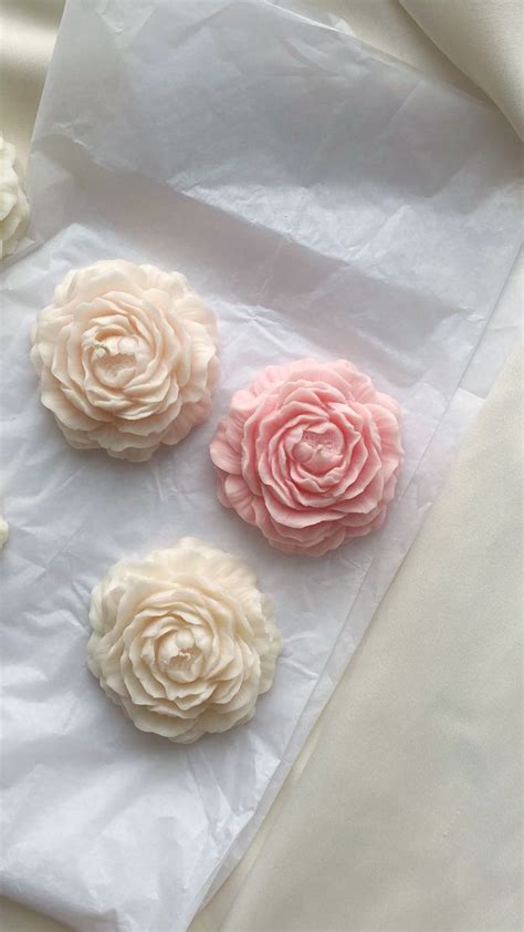 Скульптурная свеча “peony”. Свечи цветы. Свеча пион. | Делать свечи ...