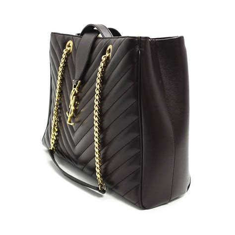 Yves Saint Laurent Cassandre Chain Strap Matelasse Shopper Bag — Oliver Jewellery