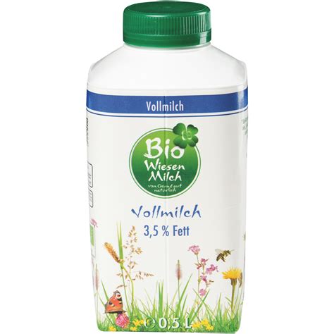 Transgourmet Österreich Bio Wiesenmilch Vollmilch ESL 3 5 Fett 0 5 l