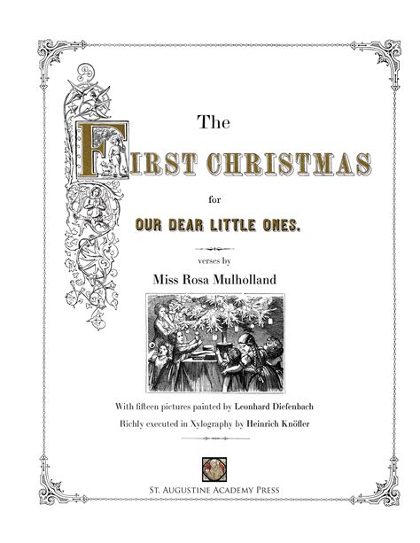 Sample pages from The First Christmas by St. Augustine Academy Press