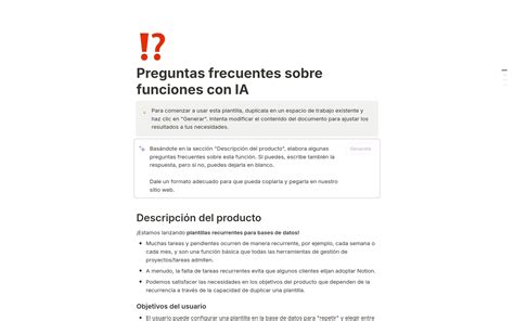 Mejores Plantillas De Preguntas Frecuentes De Notion