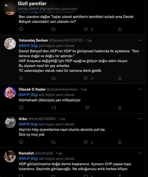 Kendine Muhabir on Twitter MHPnin resmi twitter hesabı Bahçeli nin