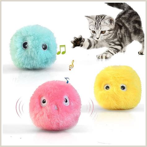 Potaroma Chirping Cat Toys Balls With Silvervine Catnip Upgraded