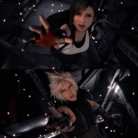 Cloud X Tifa Final Fantasy Xii Cloud And Tifa Tifa Final Fantasy