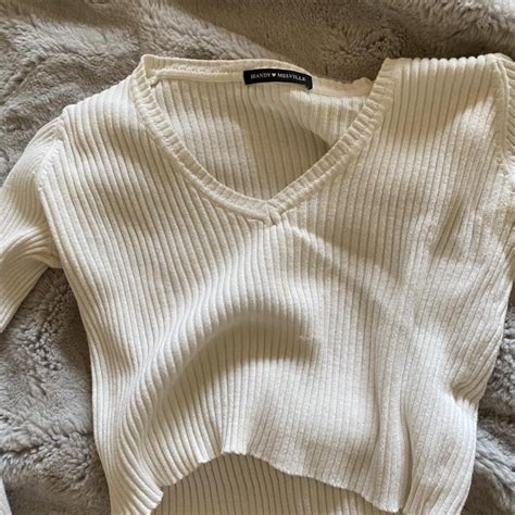 Brandy Melville Cropped Sweater Brandymelville Depop