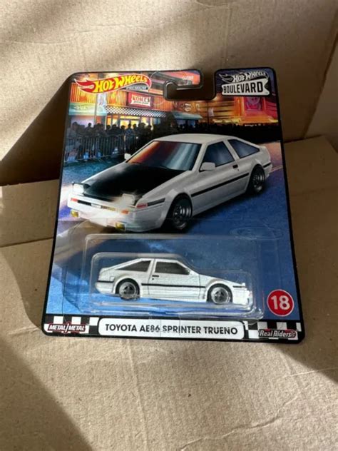 Hot Wheels Boulevard Toyota Ae Sprinter Trueno Real Riders