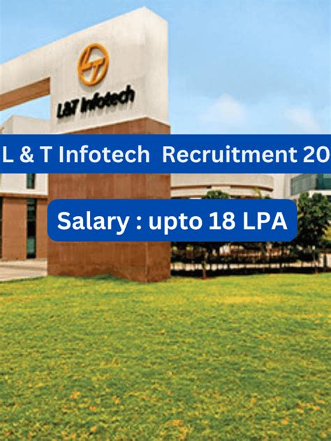 L T Recruitment 2024 Salary 18 LPA Fresher Openings