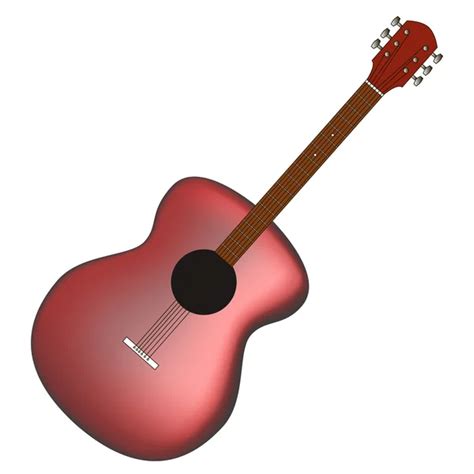 Guitarra Roja Vector De Stock Ardely 45527171