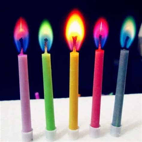 Colored Flames Birthday Candles at Rs 125/piece | Soami Nagar South ...