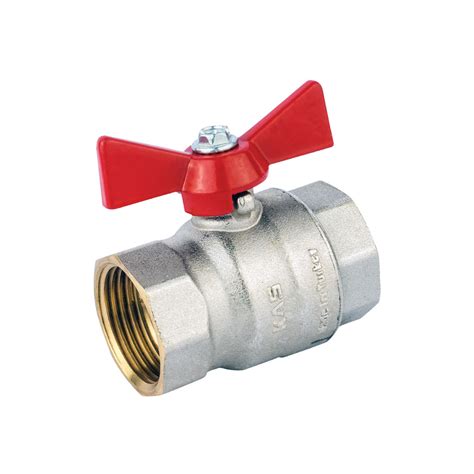 Full Bore Brass Ball Valve With Butterfly Handle F F Pn 40 Valve Flex Hose Ppr Pipe