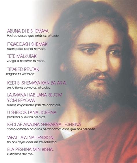 Padre Nuestro En Arameo Hebrew Prayers Bizarre News Faith Hope Love