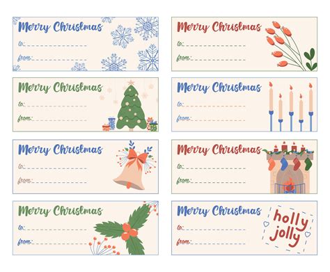 Christmas cards set with copy space. Merry Christmas greeting cards ...