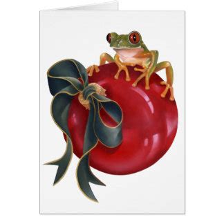 Frog Christmas Greeting Cards Zazzle