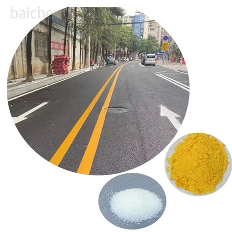 Low Cost Reflective Powder Coating Yellow White Thermoplastic Road