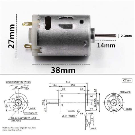 Rs V Vdc High Speed Dc Motor