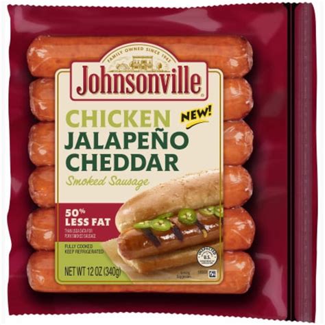 Johnsonville Jalapeno Cheddar Smoked Chicken Sausage 12 Oz Ralphs