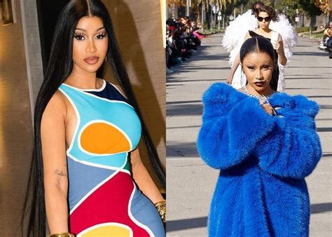 Cardi B makes her runway debut at Balenciaga's fashion show - AffluenceR