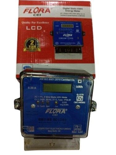 Comes In Various Colors Single Phase Digital Kwh Meter At Best Price In