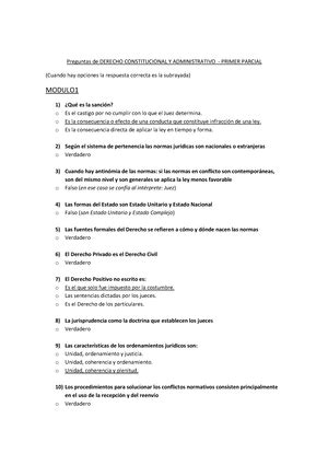 Derecho Constitucional Y Administrativo Actividad A4 Universidad