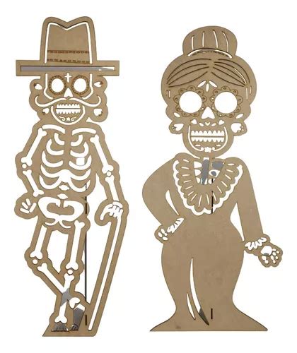 Catr N Y Catrina Mdf Mm Decorativos D A De Muertos Ofrenda Env O Gratis