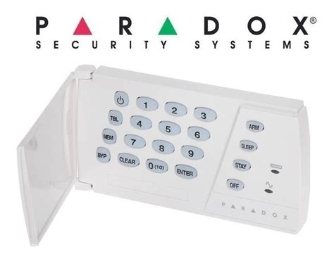 Paradox Modelo K636 Teclado Led Cableado De 10 Zonas S 108 00 En